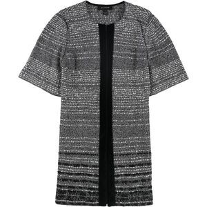 St. John Womens Front Zipper Striped Shirt Dress, NWT